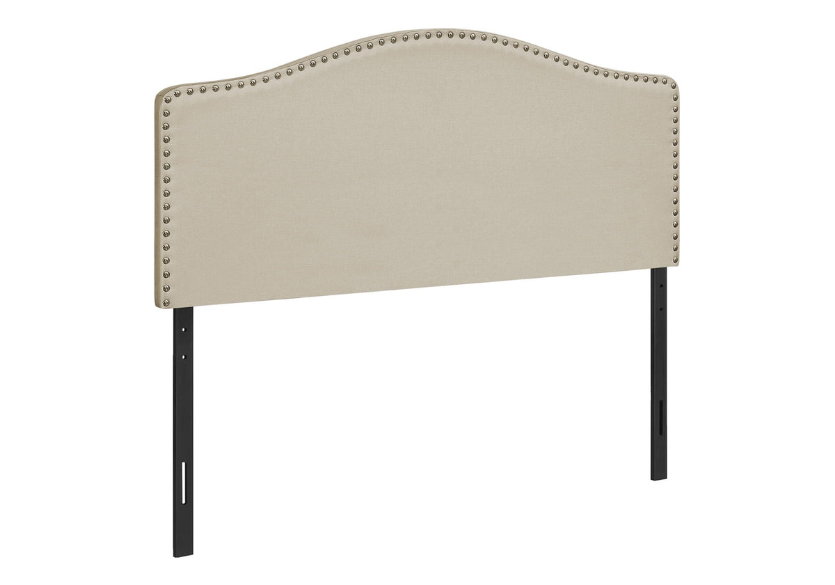 Full Size Upholstered Bed Headboard - Beige, photo 4 of 4