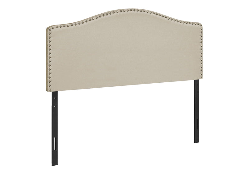 Full Size Upholstered Bed Headboard - Beige, photo 4 of 4
