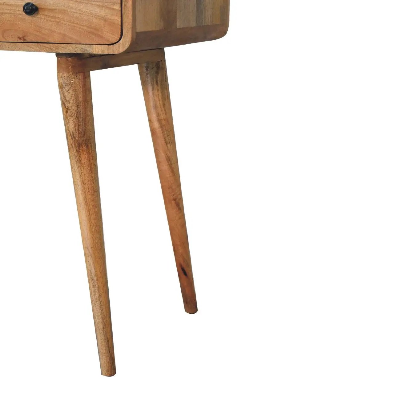 Curved Writing Desk - Oak by HouseOfZazla