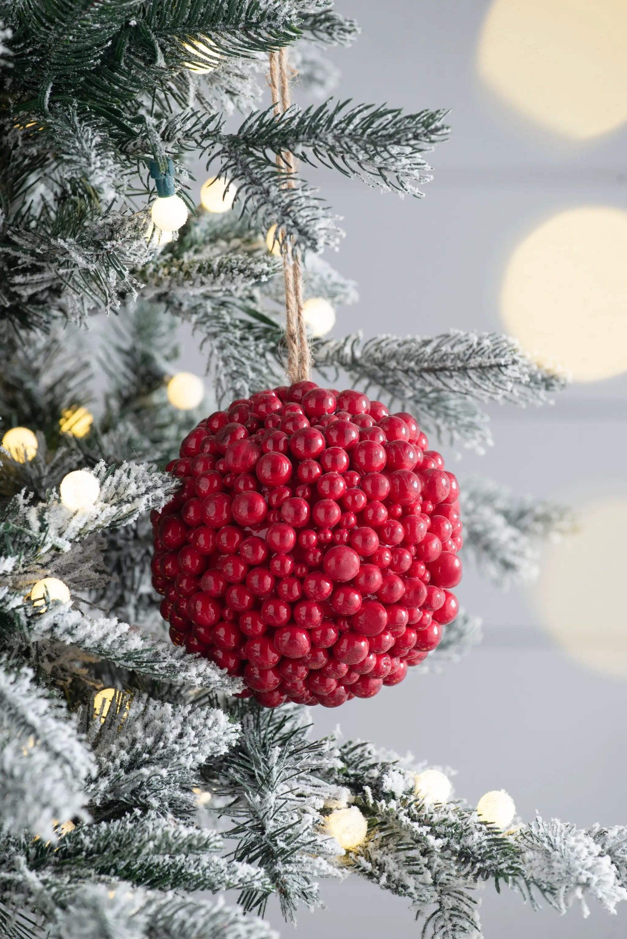 6.5" Traditional Red Berry Ball by HouseOfZazla