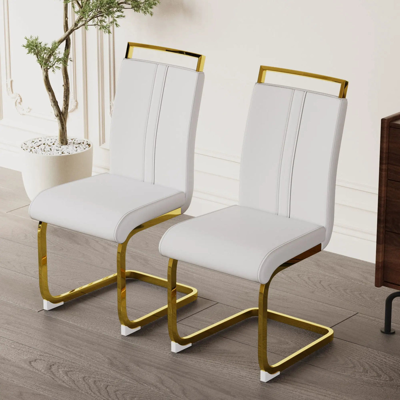 Side Dining Room Chair, Padded Seat High Back by HouseOfZazla