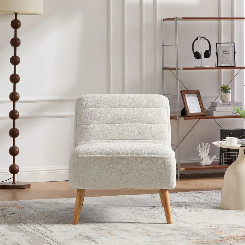 Upholstered Armless Accent Chair by HouseOfZazla