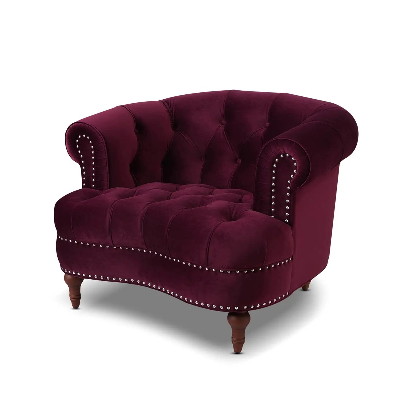La Rosa - Victorian Tufted Upholstered Accent Chair by Unique Piece Furniture