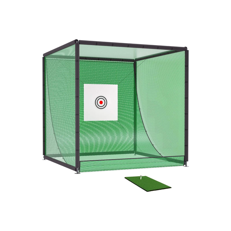 [10X10FT] Golf Practice Net Cage With Metal Frame (SAK41786) by SAKSBY WHOLESALE