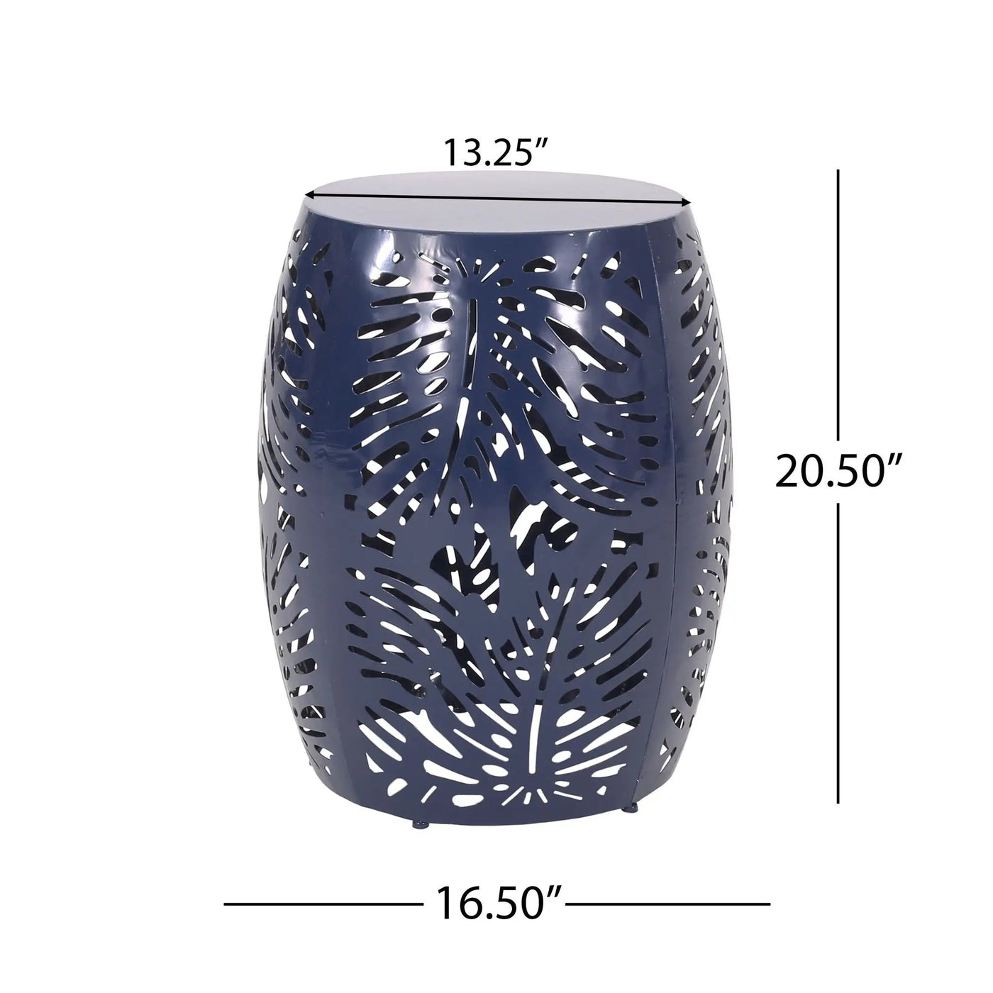 Modern Design Metal End Table, Large by HouseOfZazla