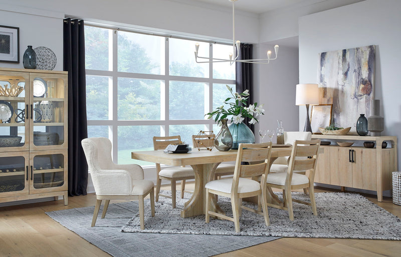 Somerset - Round Dining Table - Butternut and Omari Natural, photo 4 of 7