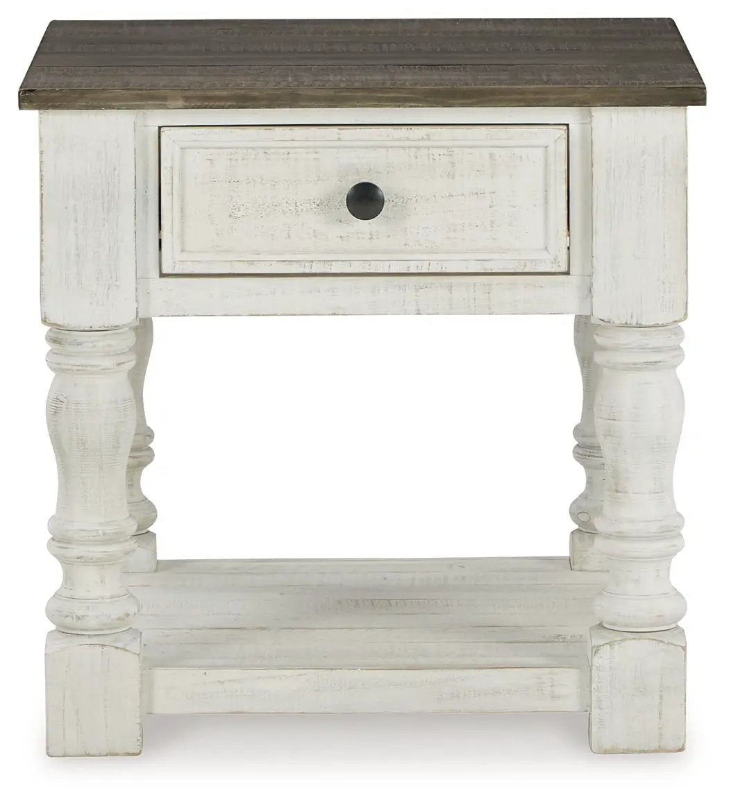 Havalance - Square End Table - White / Gray by Unique Piece Furniture