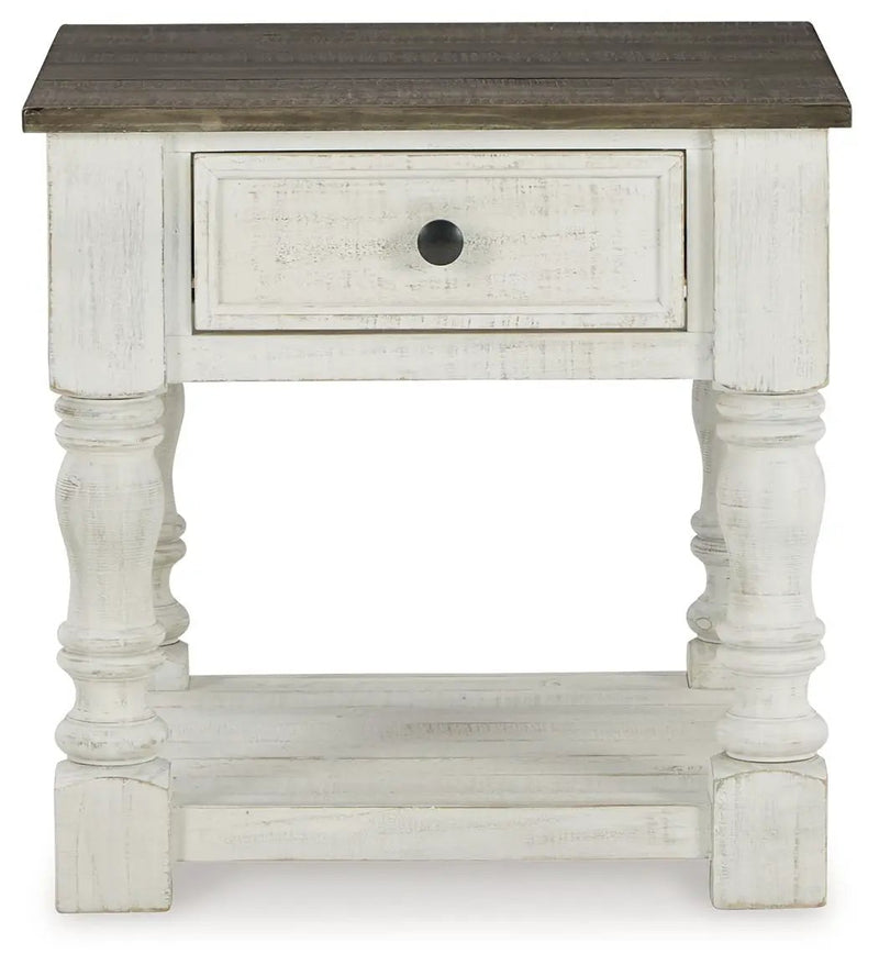 Havalance - Square End Table - White / Gray by Unique Piece Furniture