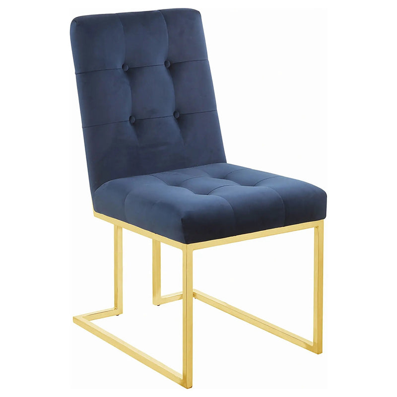 Tufted Back Upholstered Dining Chair (Set of 2) by HouseOfZazla