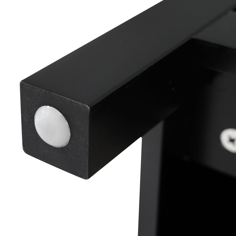 Bathroom Vanity With Sink And Ample Storage, Rectangular Undermount Sink - Black