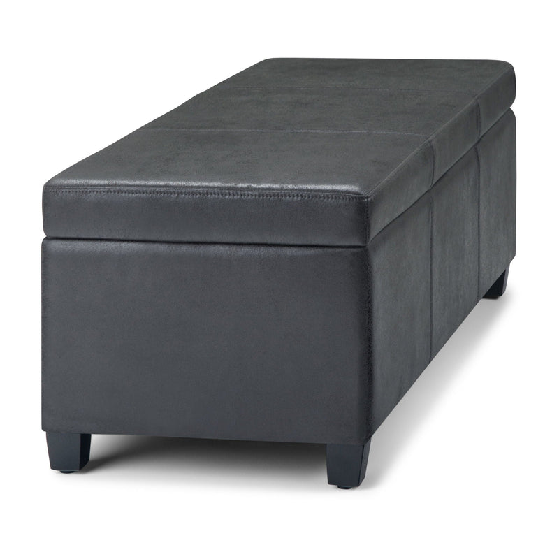 Avalon - Contemporary Storage Ottoman Bench by HouseOfZazla