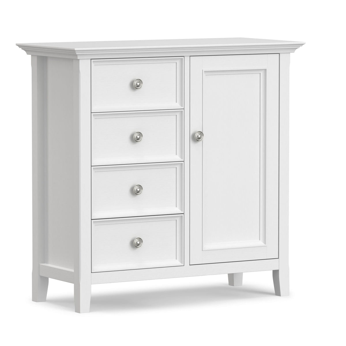 Handcrafted Medium Storage Cabinet with Adjustable Shelves - Dark Brown, Light Brown, Black, White, photo 3 of 32