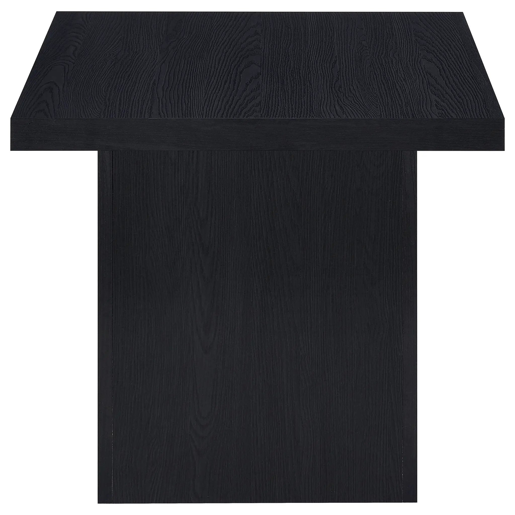 Devar 3-piece Square Cocktail Coffee End Table Set Black by Unique Piece Furniture