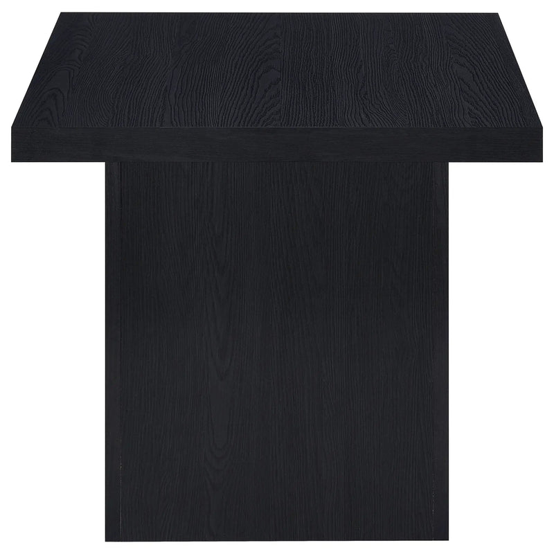 Devar 3-piece Square Cocktail Coffee End Table Set Black by Unique Piece Furniture