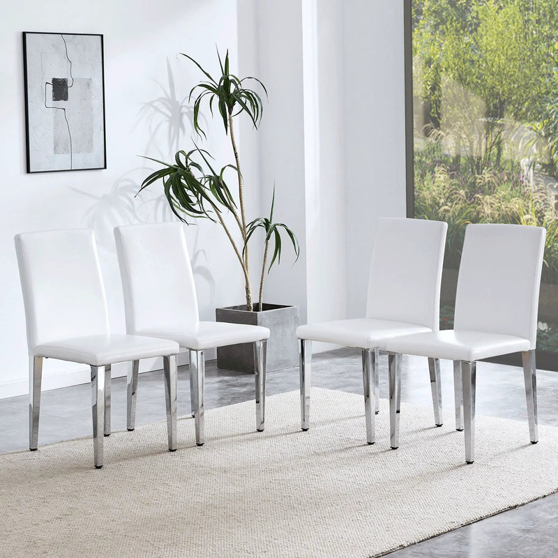 Elegant Upholstered Chairs & Metal Legs by HouseOfZazla