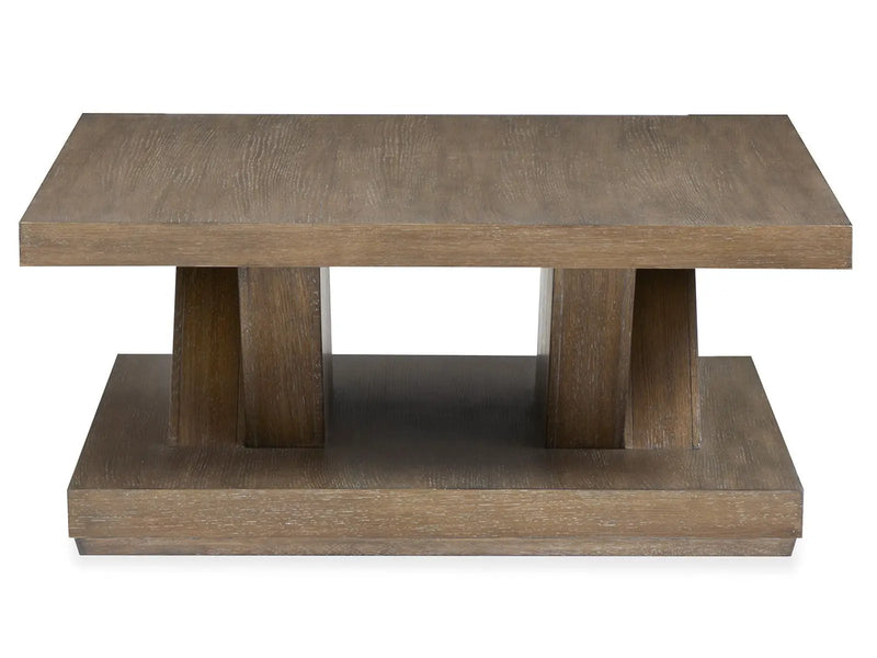 Lansbury - Square Cocktail Table With Casters - Antique Wheat by Unique Piece Furniture