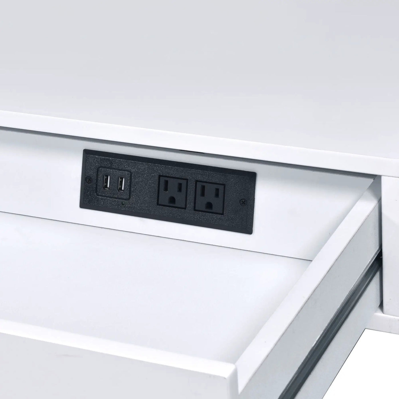 Coleen - High Gloss Writing Desk With USB by Unique Piece Furniture