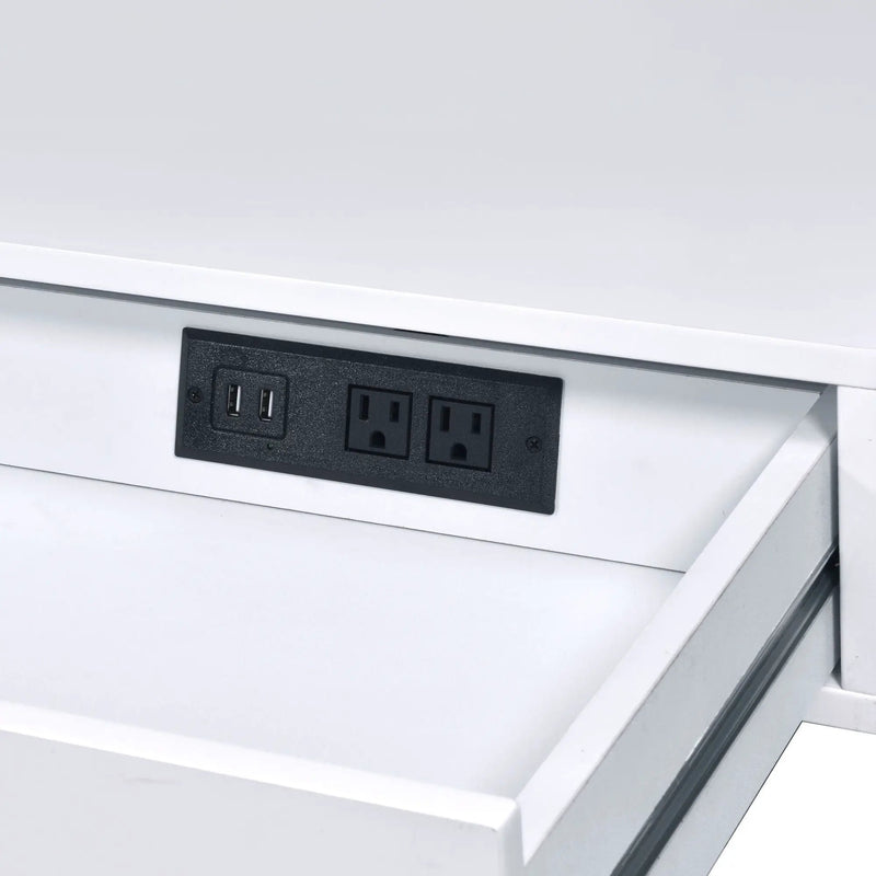 Coleen - High Gloss Writing Desk With USB by Unique Piece Furniture