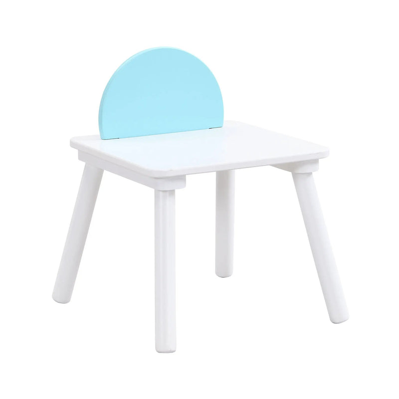 Children's Panel Table With 4 Chairs - White by Unique Piece Furniture