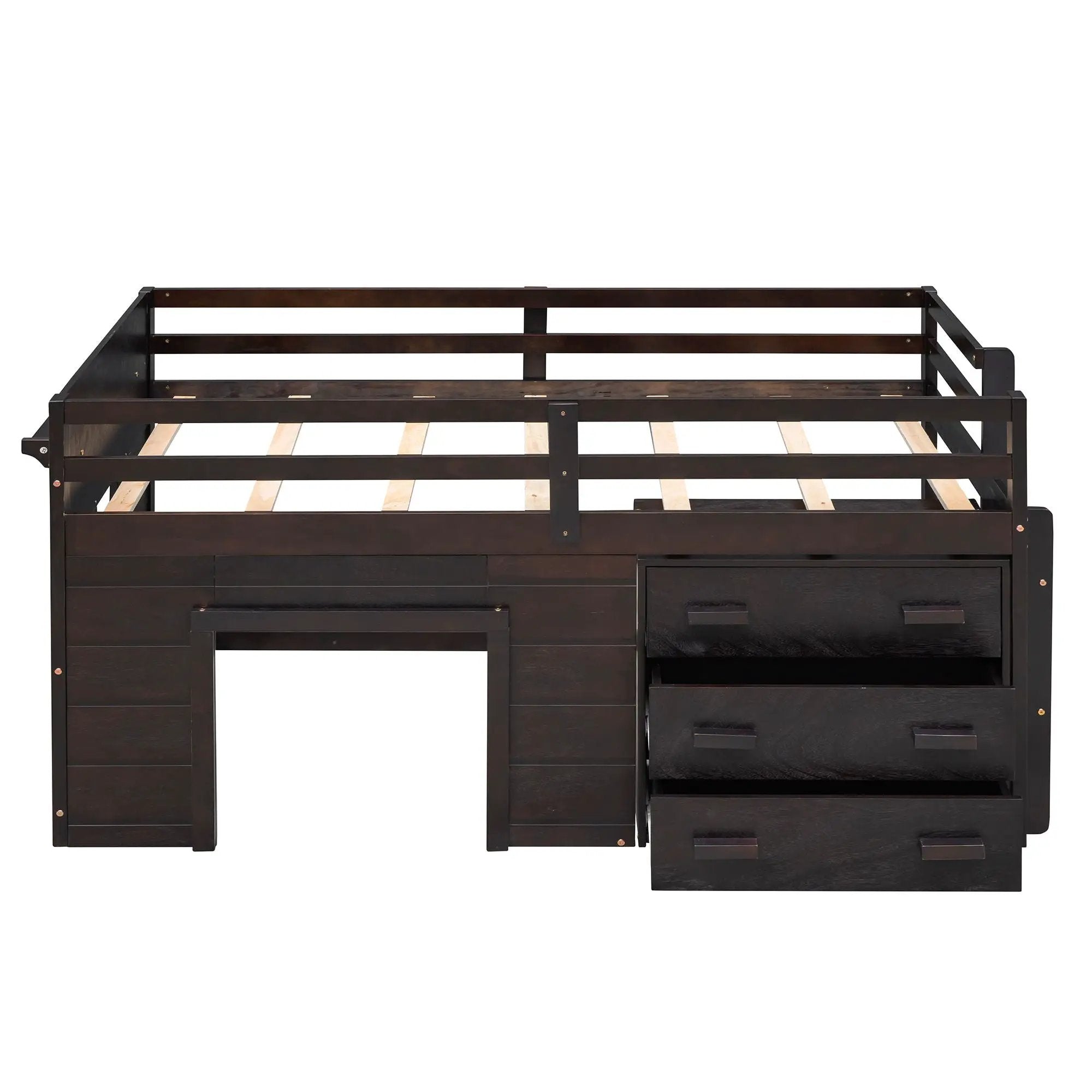 Loft Bed With Cabinet And Shelf by Unique Piece Furniture
