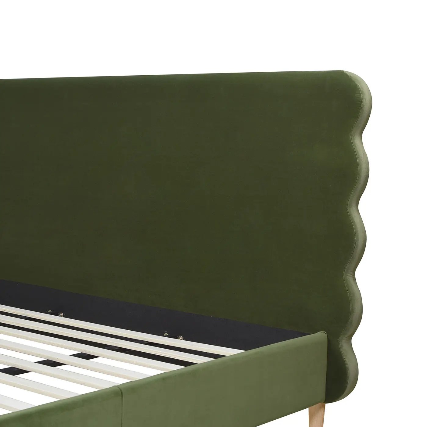 Stockholm - Modern Wavy Headboard Platform Bed by Unique Piece Furniture