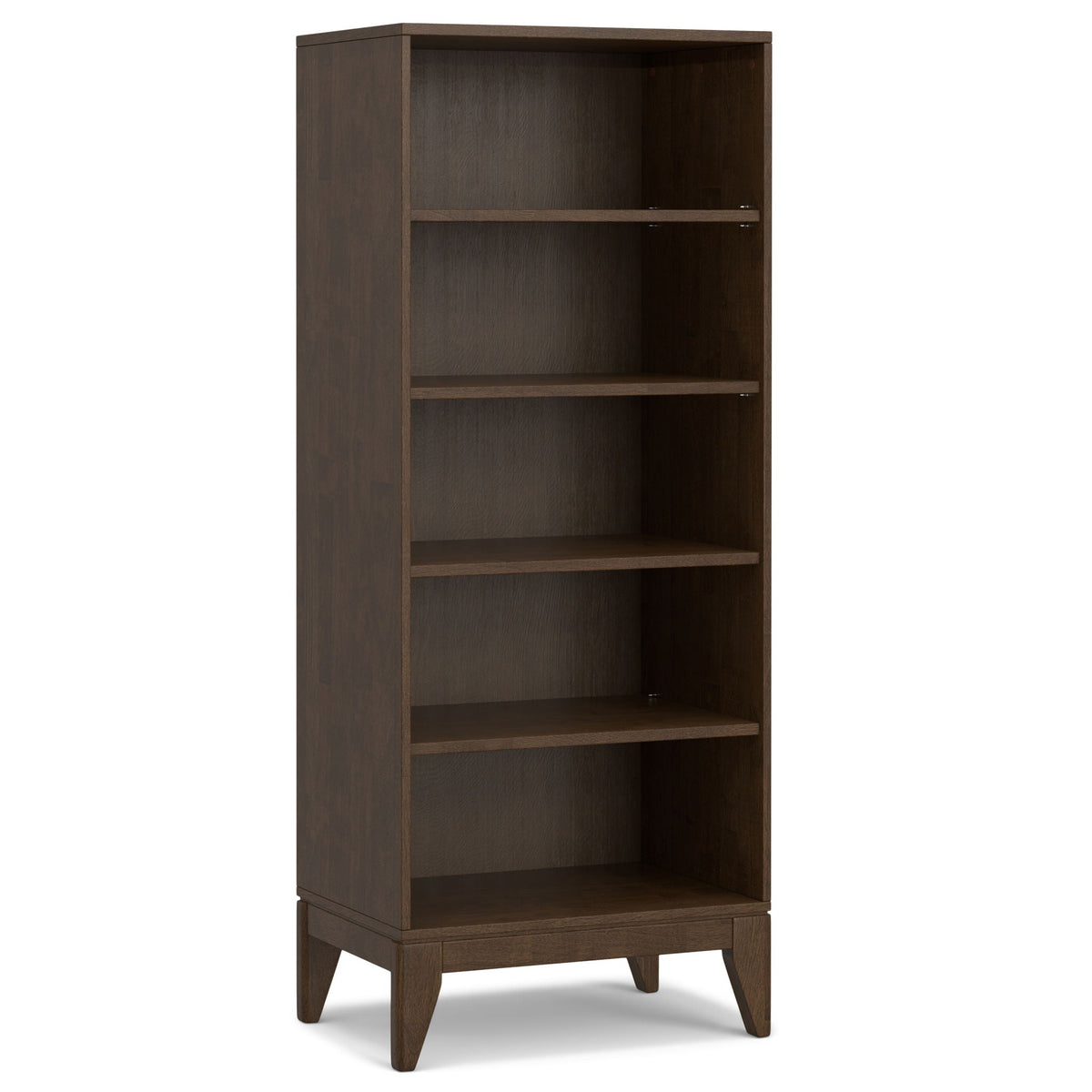 Handcrafted Bookcase with Storage - Adjustable Shelves - Light Brown, White, Dark Brown, photo 3 of 31