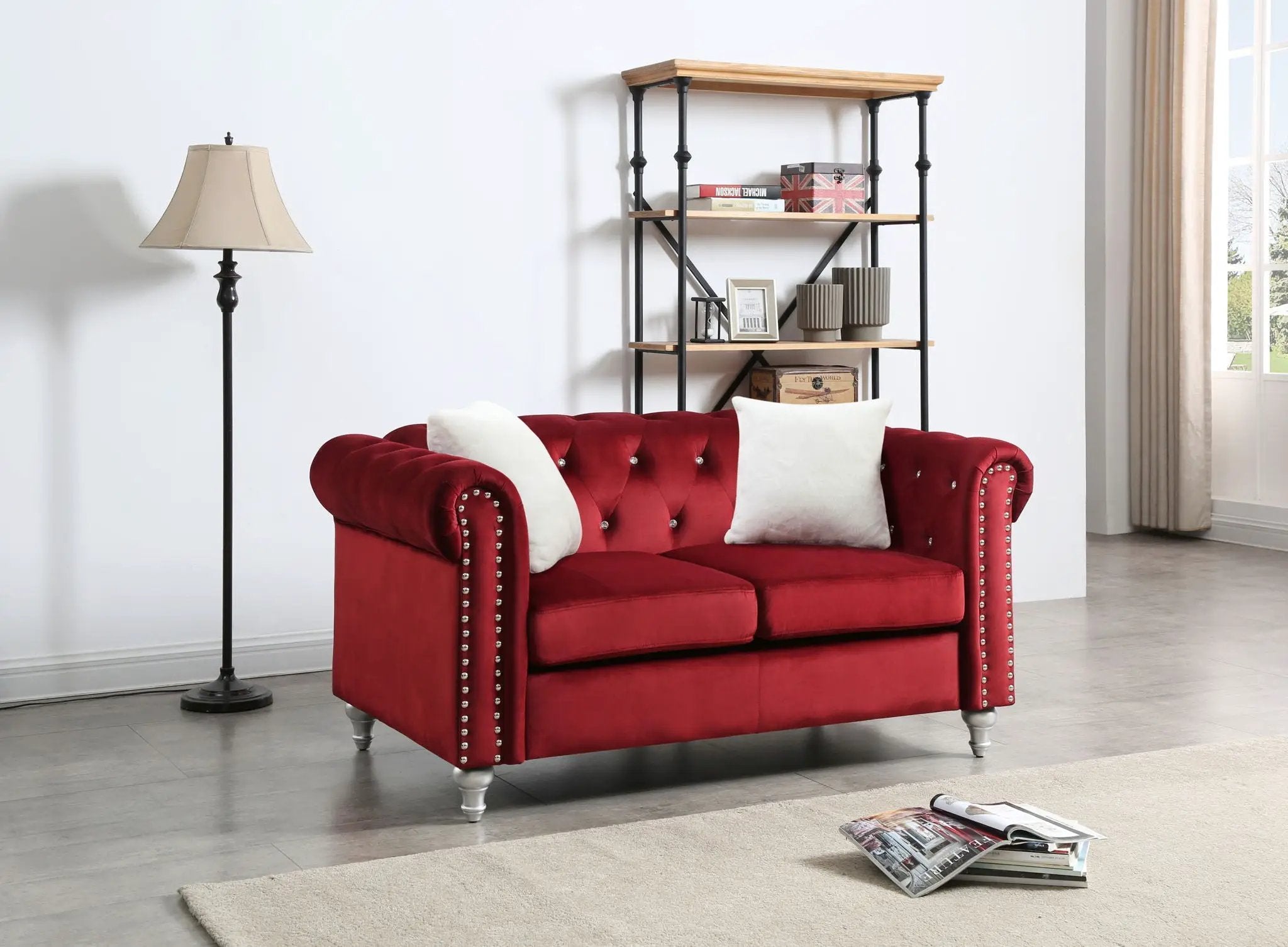 Stylish Contemporary Loveseat by HouseOfZazla