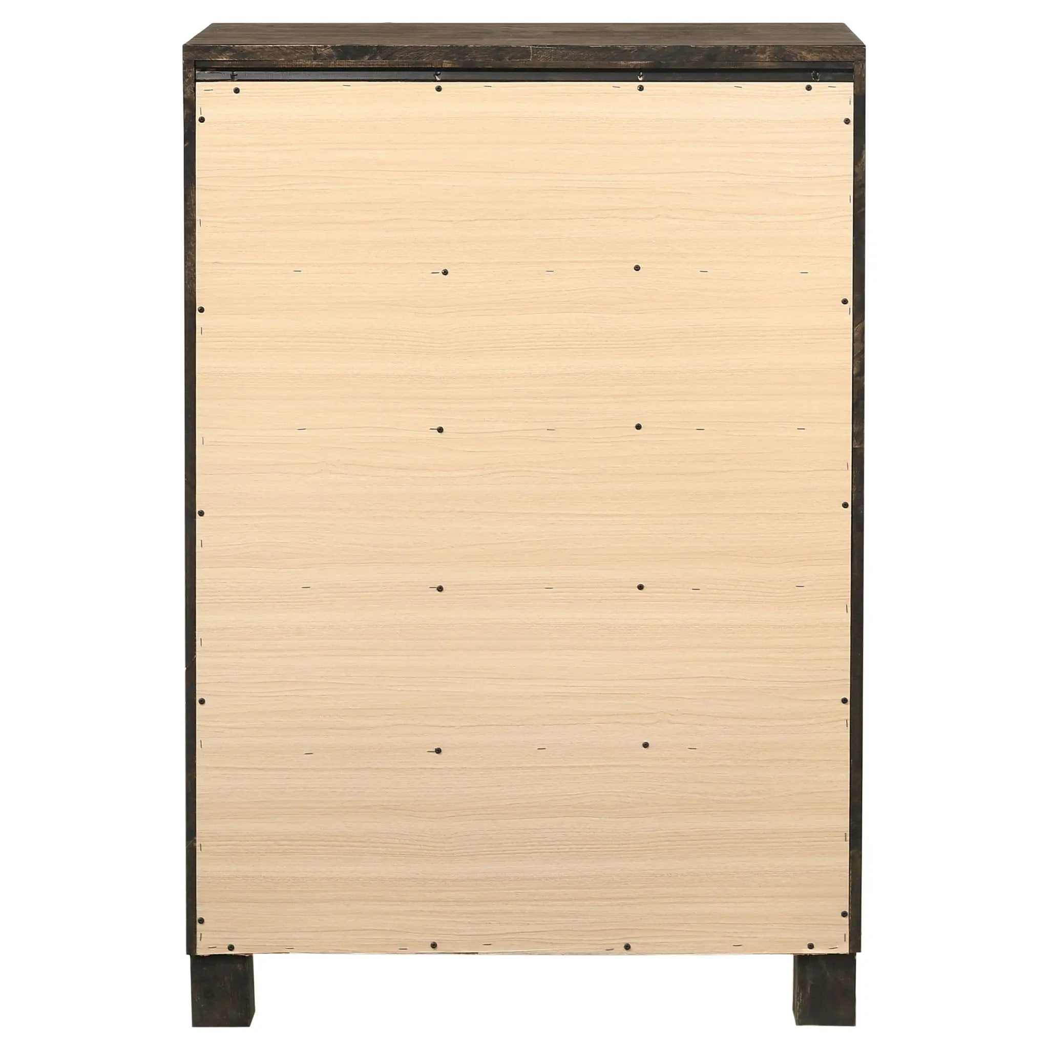 Woodmont 5-drawer Bedroom Chest Rustic Golden Brown by Unique Piece Furniture