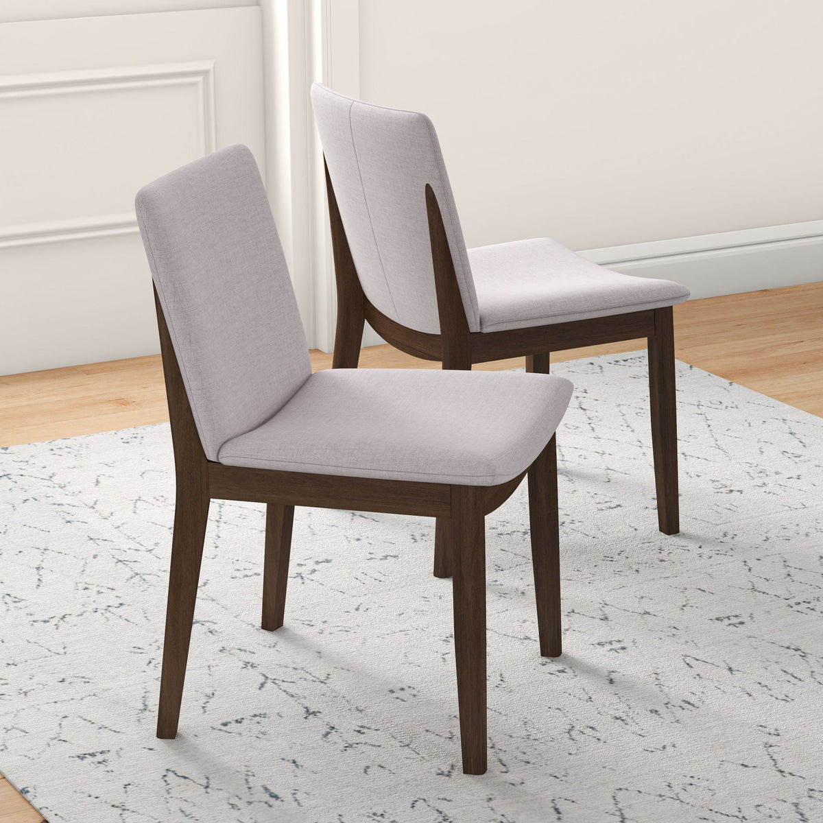 Laura - Mid-Century Modern Solid Wood Dining Chair (Set of 2), photo 24 of 35