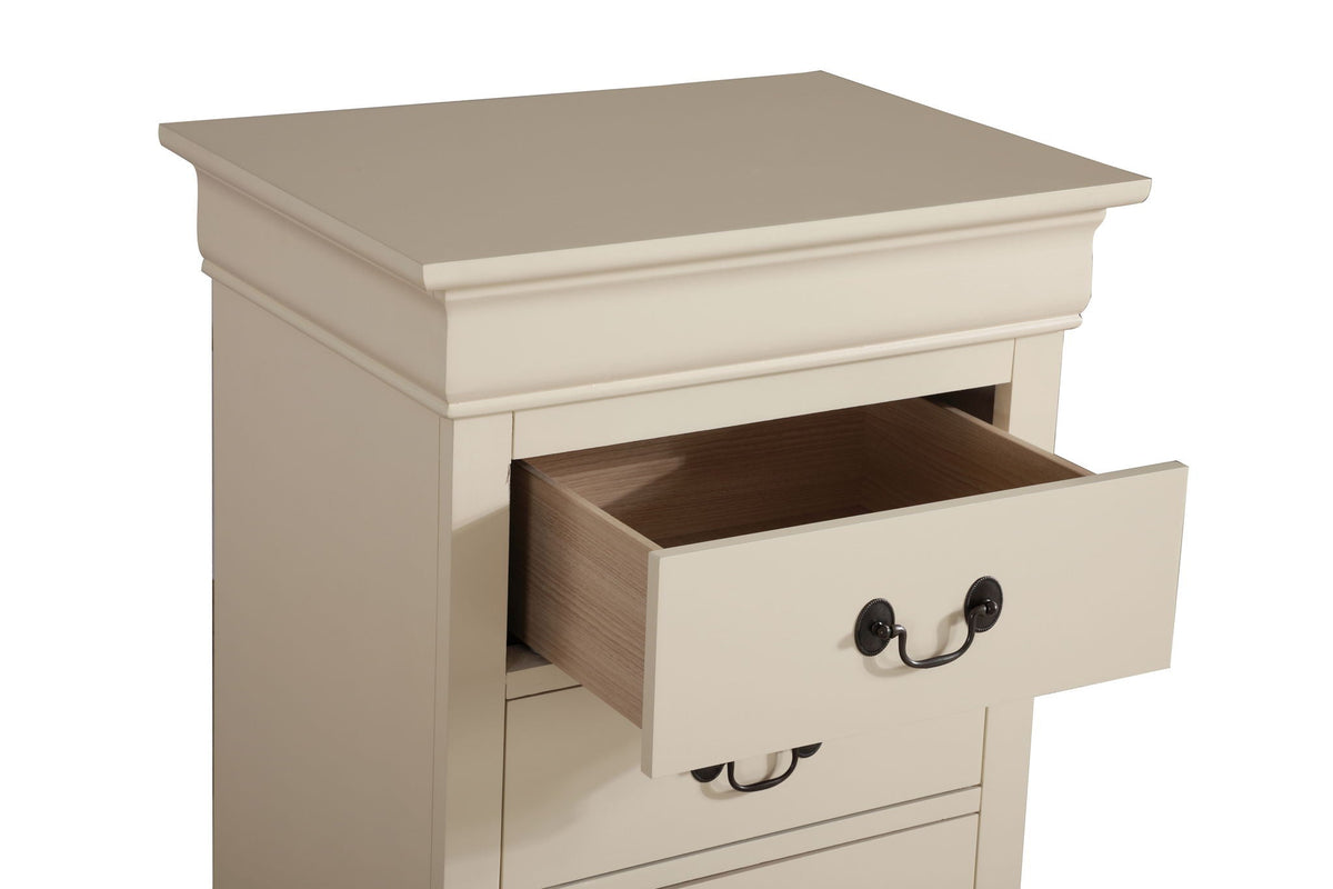 Traditional Style Lingerie Chest with Carved Base - Multiple Colors, photo 20 of 36