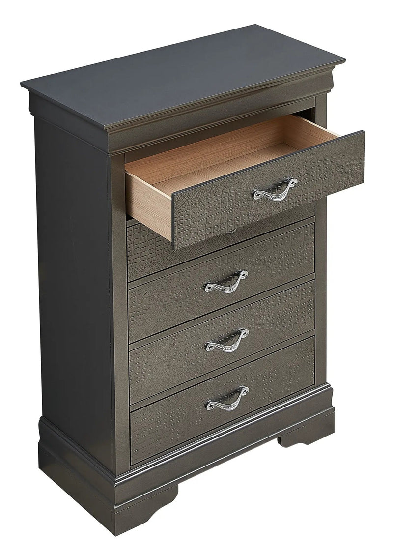 Chest - Metal Black by Unique Piece Furniture