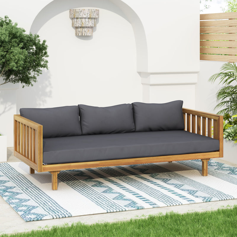 Claremont 3 Seater Daybed (Dark Gray) by HouseOfZazla