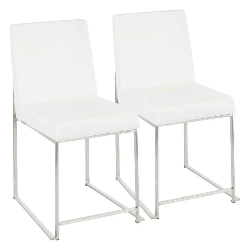 Fuji - Contemporary Modern Elegance High Back Dining Chair (Set of 2) by Unique Piece Furniture