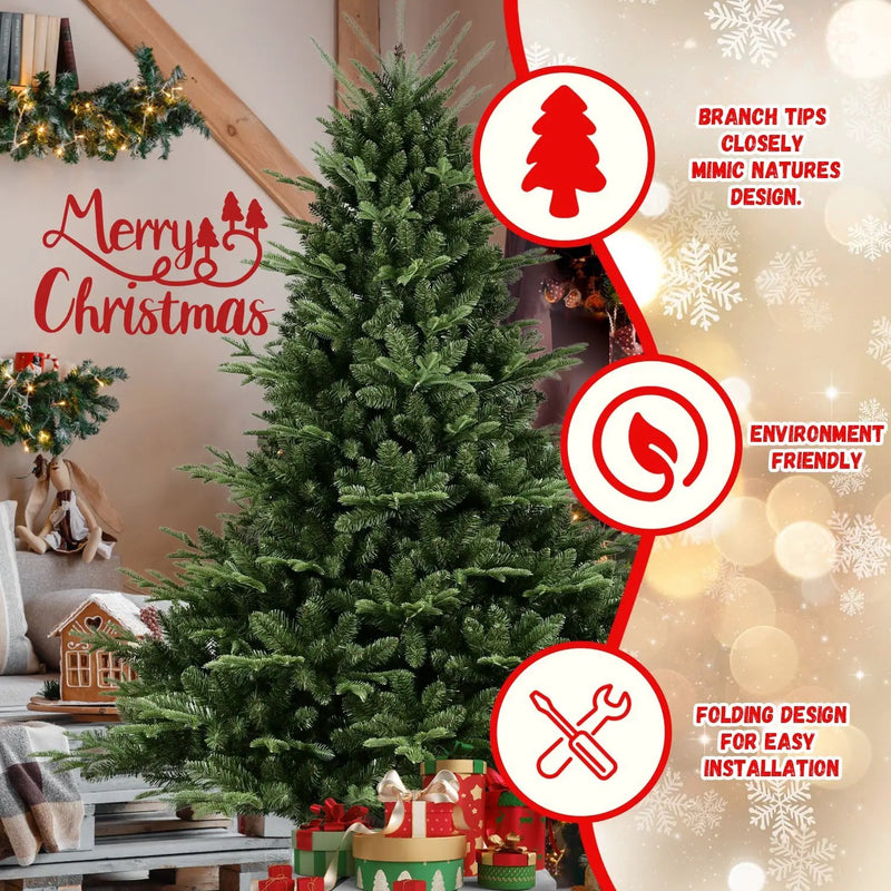 Full-Shaped 7FT Christmas Tree with 2257 Tips by HouseOfZazla