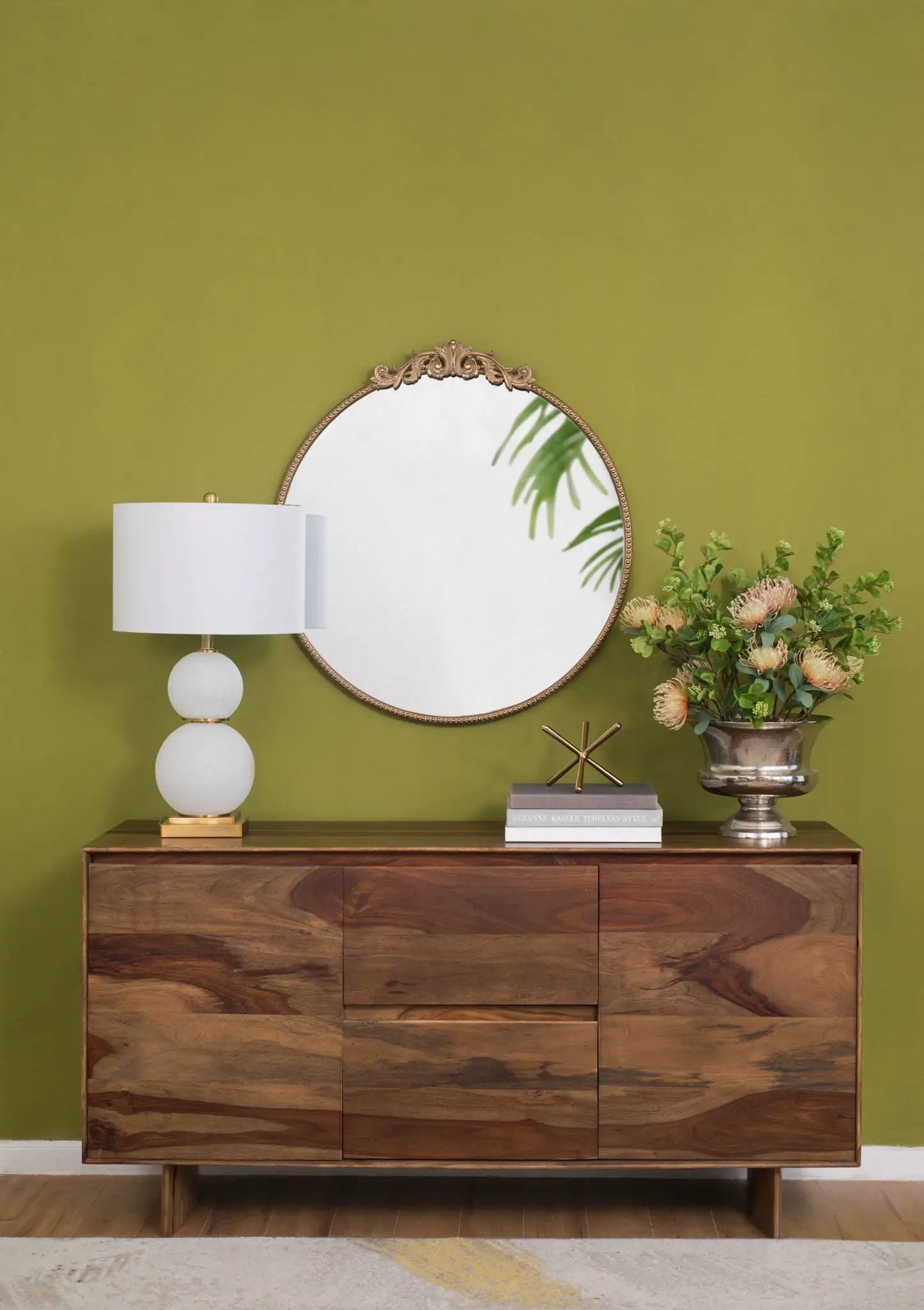 Classic Design Mirror With Baroque Inspired Frame by HouseOfZazla
