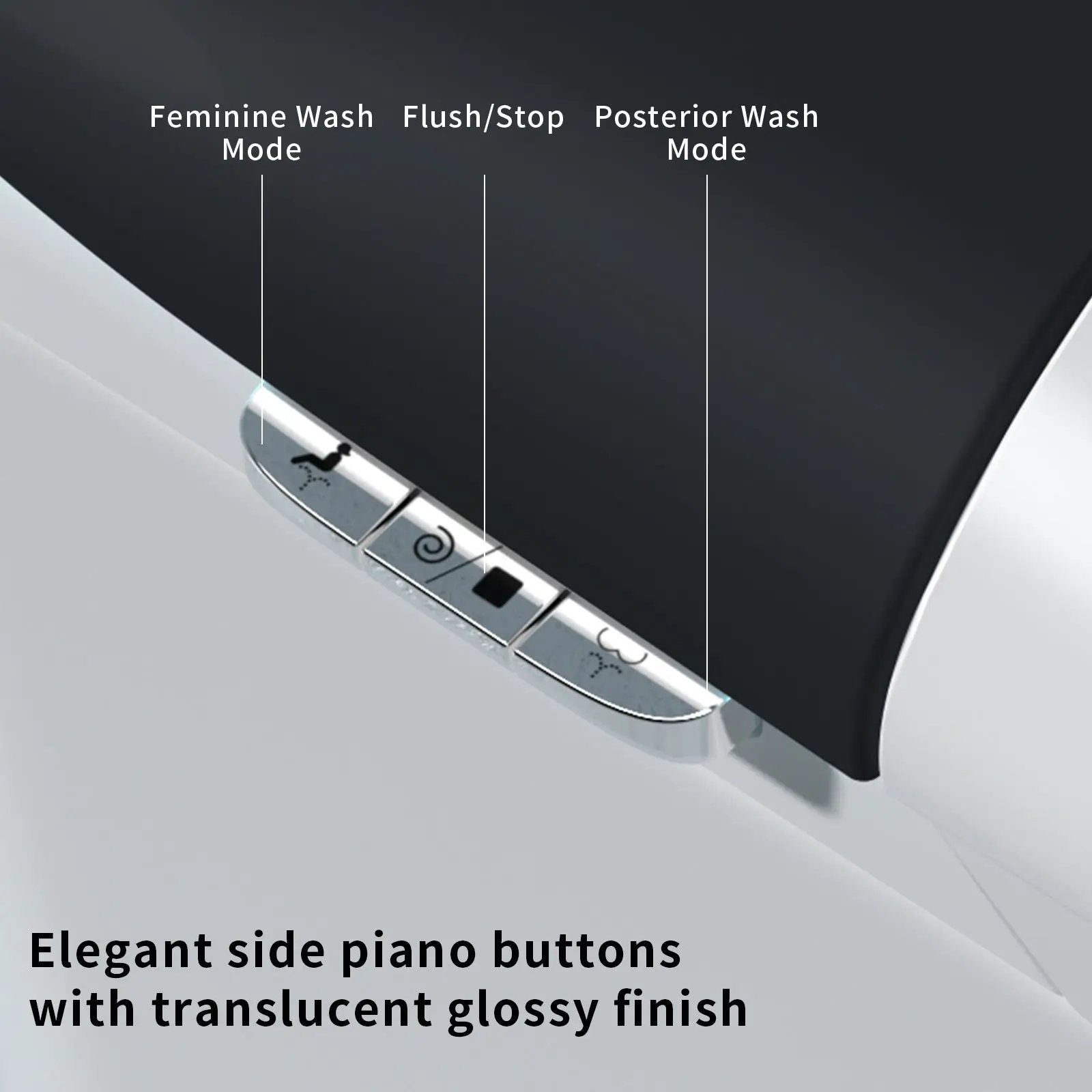 E40 Smart Toilet with Built-In Bidet and Advanced Features by HouseOfZazla