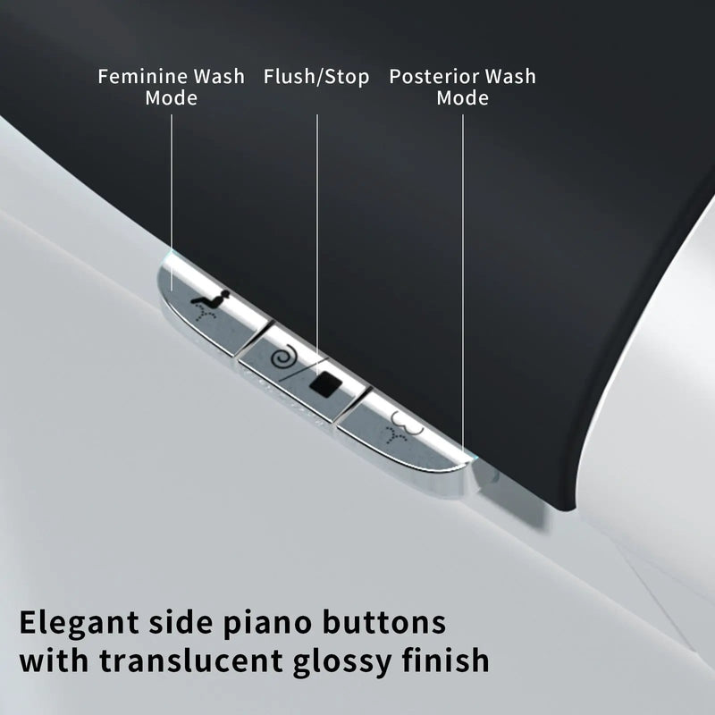 E40 Smart Toilet with Built-In Bidet and Advanced Features by HouseOfZazla