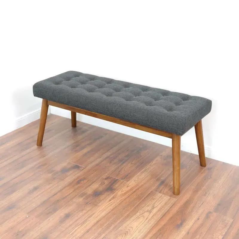 Delilah - Modern Bench - Gray by HouseOfZazla