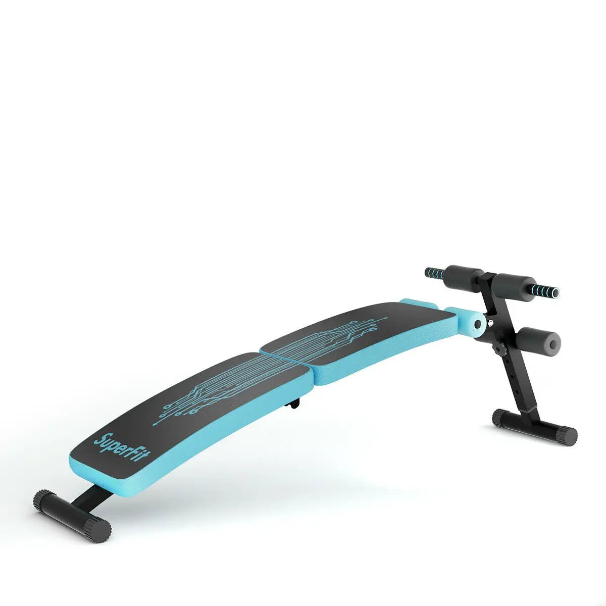 Abdominal Twister Trainer with Adjustable Height Exercise Bench by DirectDeals