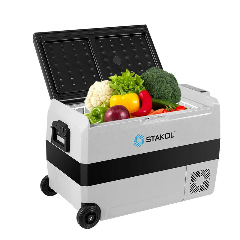 53 Quarts Portable Electric Car Cooler Refrigerator by DirectDeals