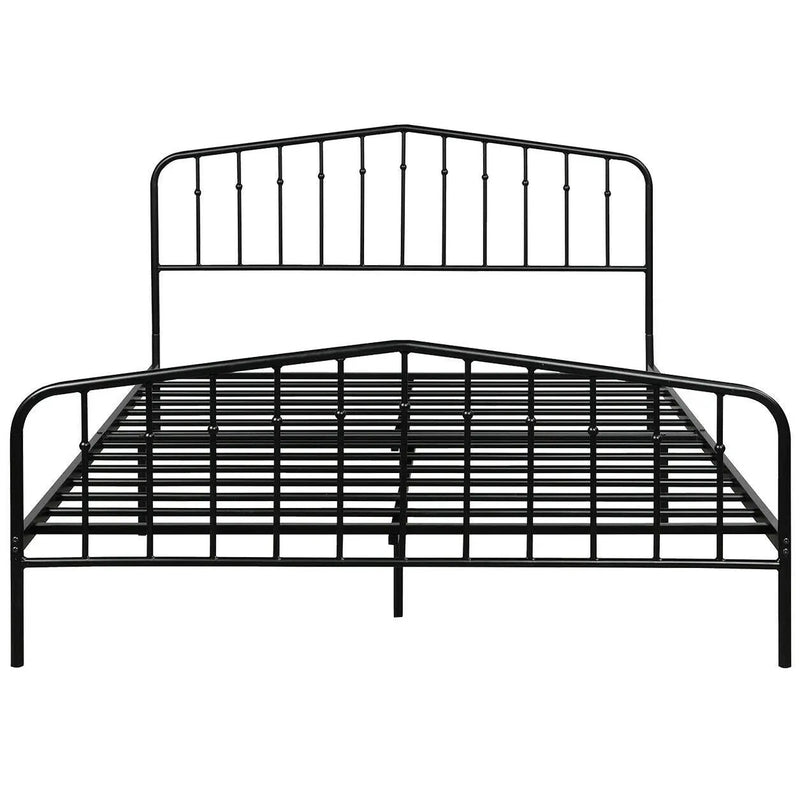 Queen Size Metal Bed Frame Slat Platform by DirectDeals