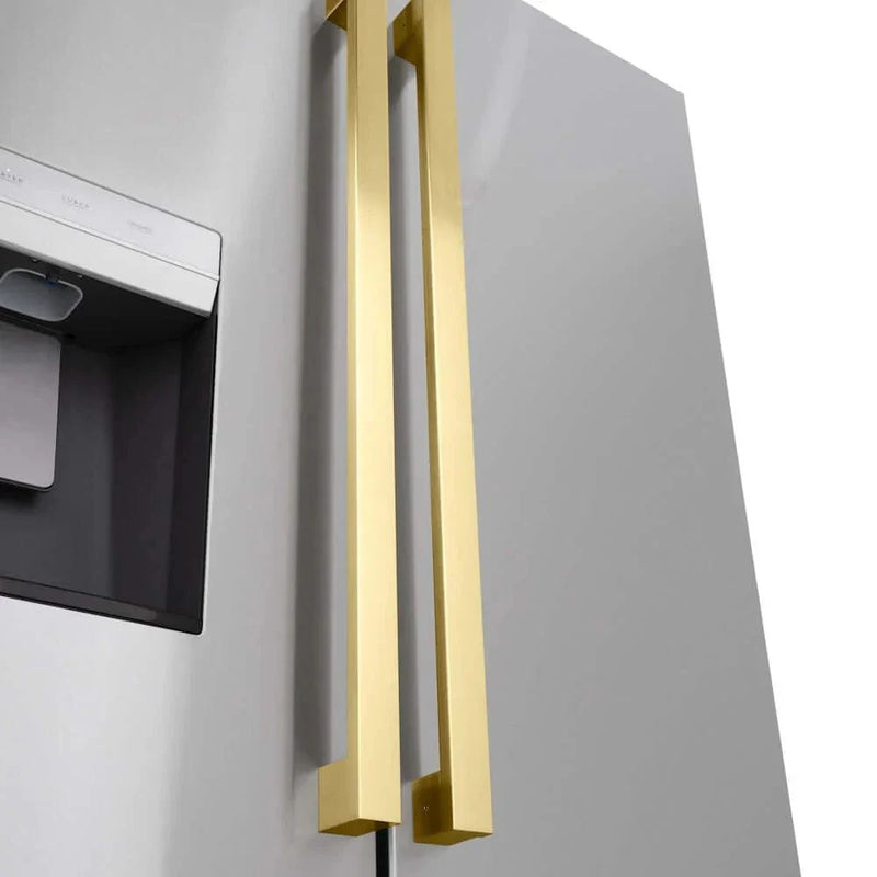 ZLINE 36" Refrigerator, Water, Ice Dispenser, Fingerprint Resistant, RSMZ-W-36-FG by Farmhouse Kitchen and Bath