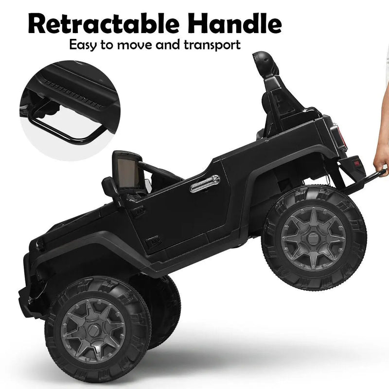 12V Kids Ride On Truck with Remote Control and Double Magnetic Door by DirectDeals