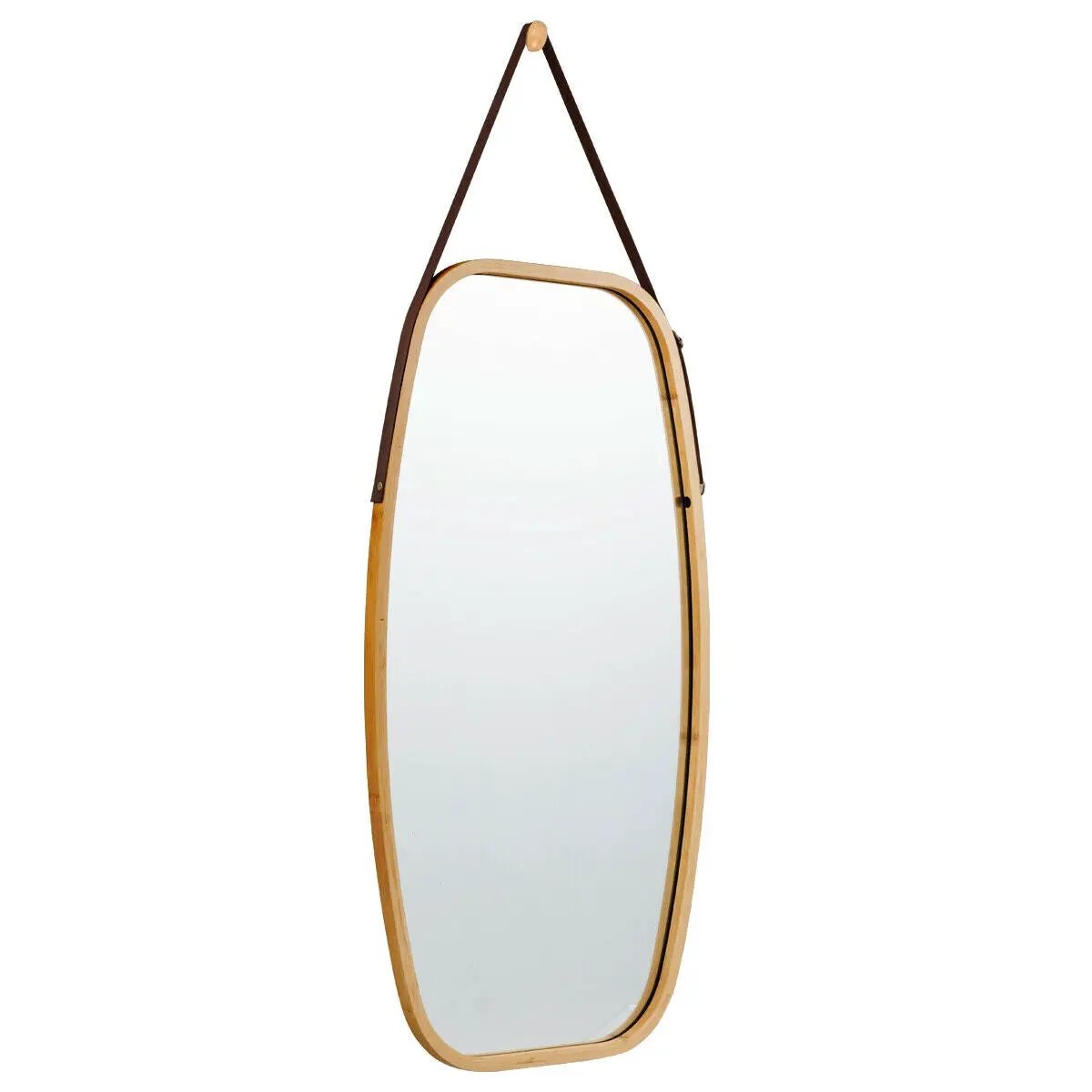 30 Inch Modern Rectangle Wall Hanging Framed Mirror by DirectDeals