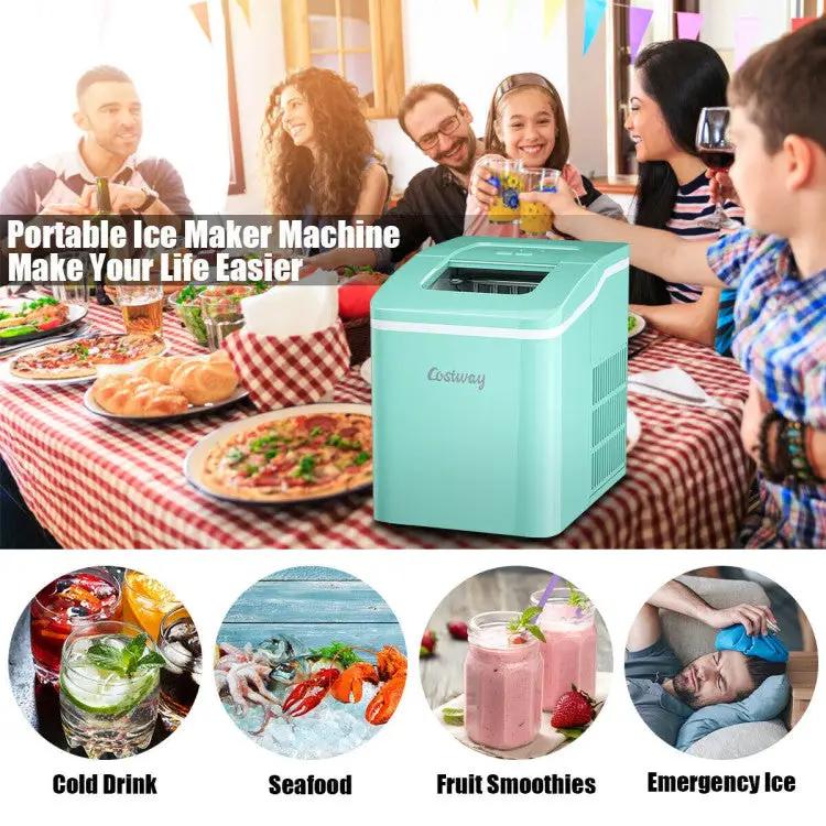 Portable Ice Maker with Scoop by DirectDeals