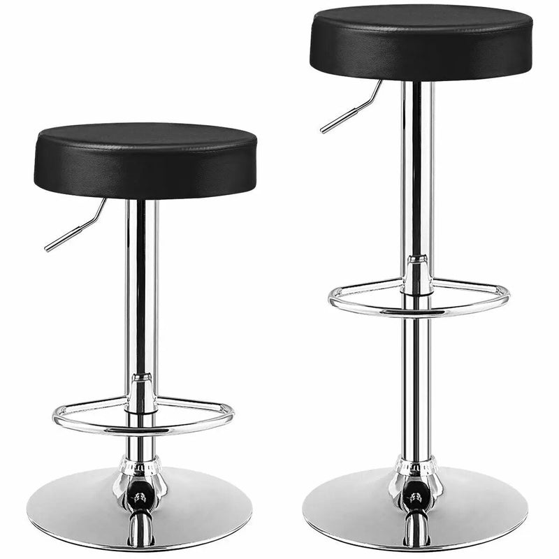 1 PC Round Bar Stool Adjustable Swivel Pub Chair by DirectDeals
