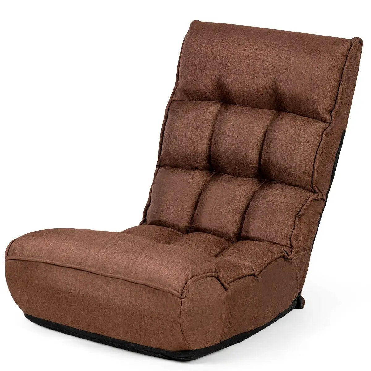 4-Position Adjustable Floor Chair Folding Lazy Sofa by DirectDeals