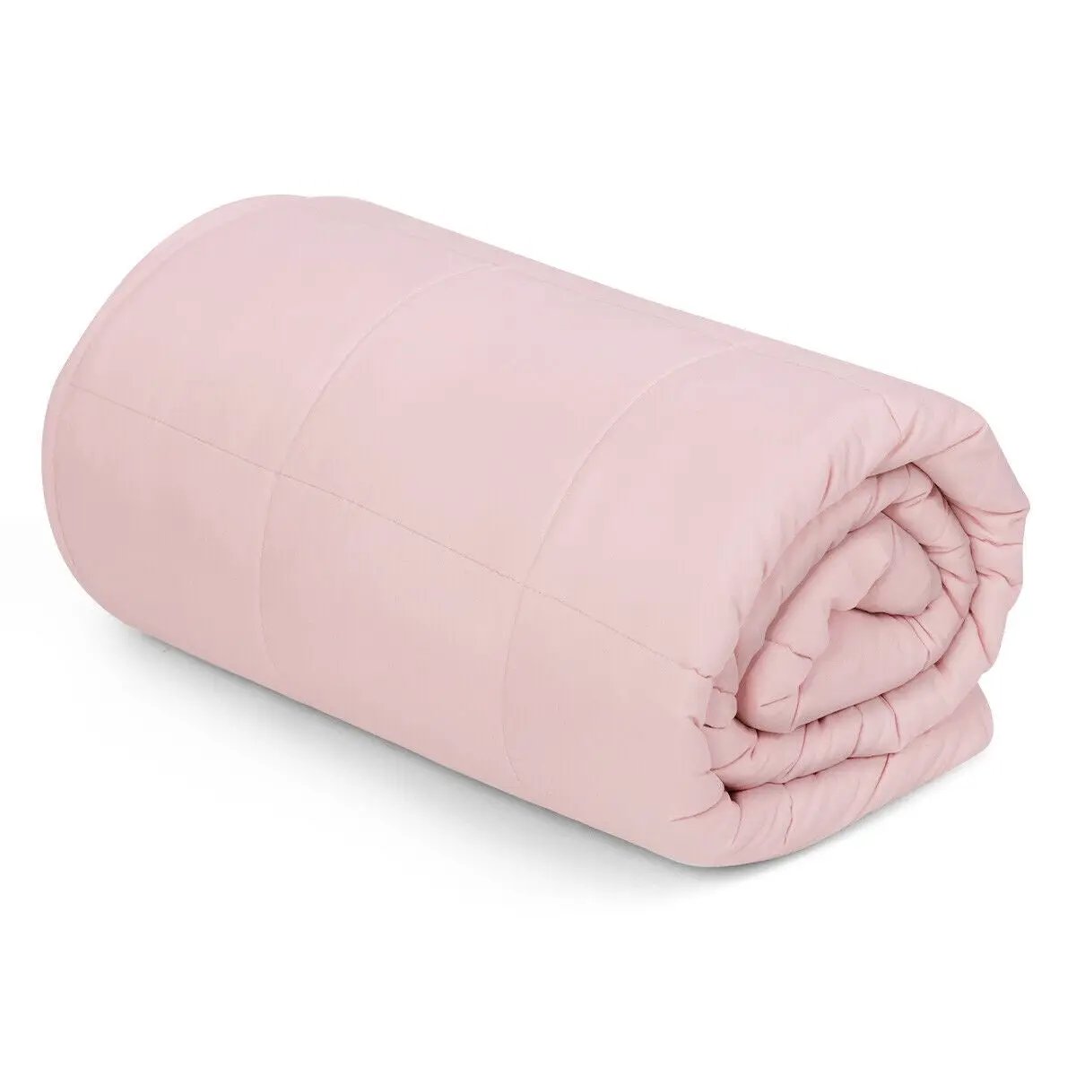3 Piece 7lbs Heavy Weighted Blanket-Pink by DirectDeals