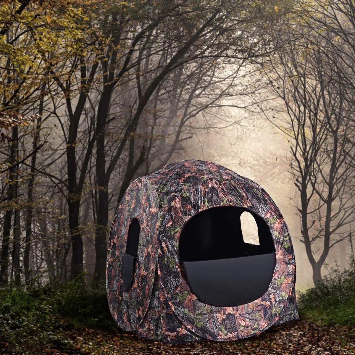 Portable Pop up Ground Camo Blind Hunting Enclosure by DirectDeals