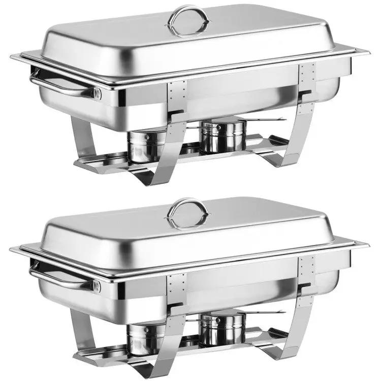2 Packs Stainless Steel Chafing Dish by DirectDeals